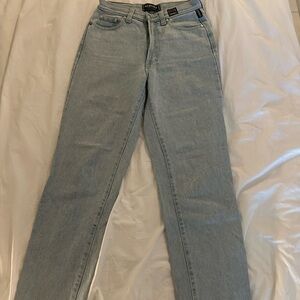 Versace Light Blue Straight Leg Jeans